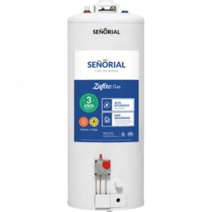 TERMOTANQUE SEÑORIAL CAPACIDAD 85 LTS GN L ZAFIRO BLANCO
